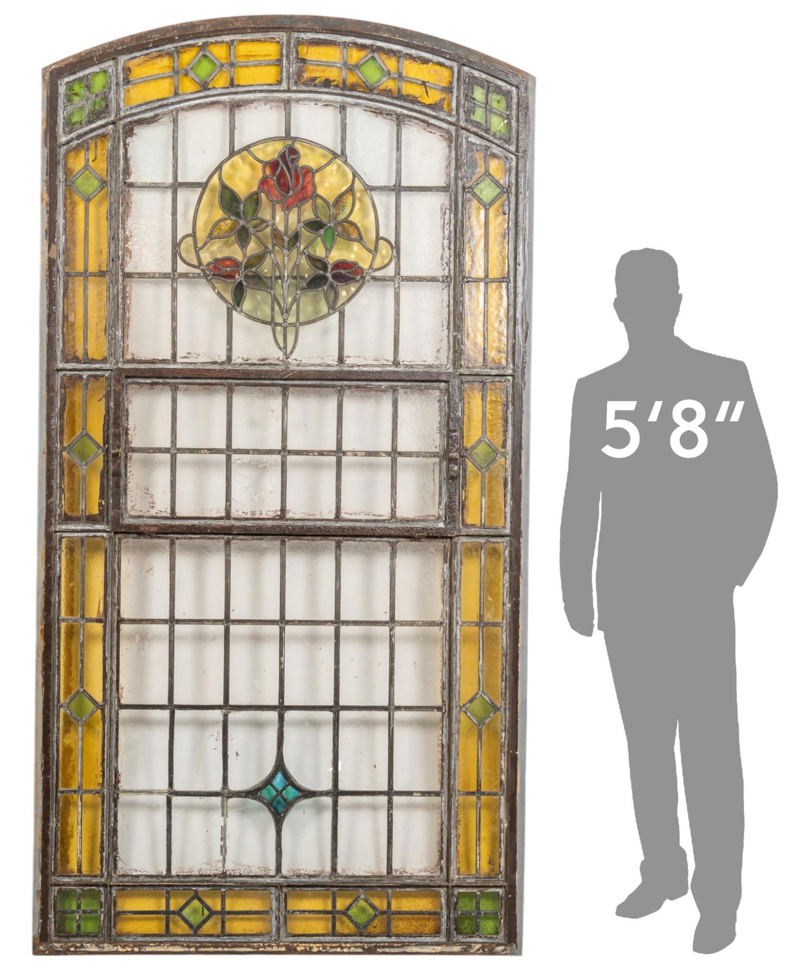 Vintage Stained Glass Window (1 of 8)