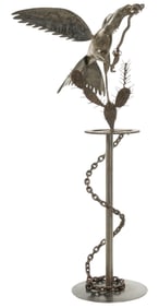 Mexican Style Iron Statue