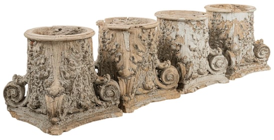 (4) Architectural Column Fragments