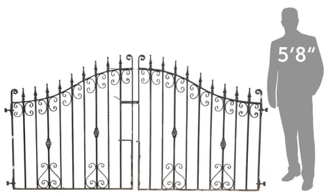Pair of Wrought Iron Gates