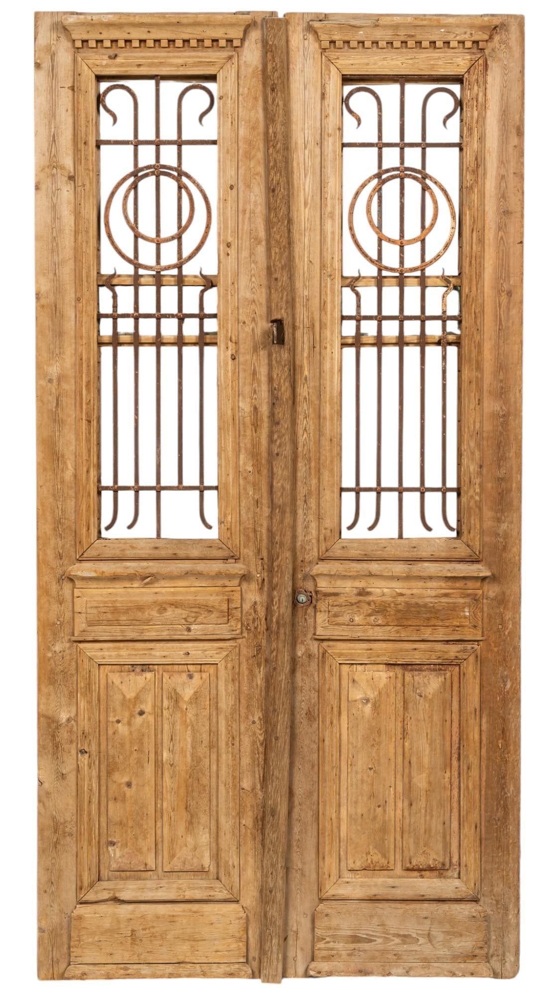 Pair of Rustic Wooden Architectural Doors (1 of 5)