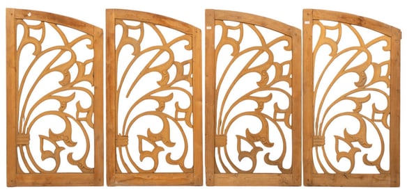 (4) Scroll Window Frames