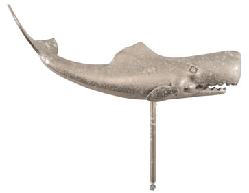 Metal Whale Weathervane