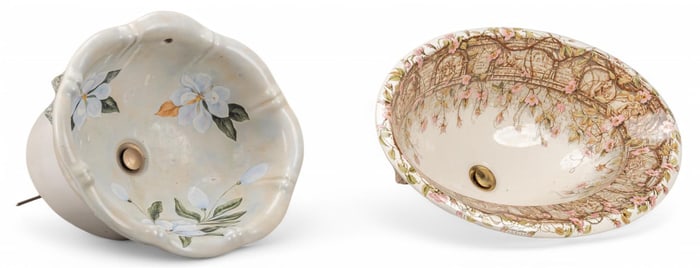 (2) Porcelain Sinks