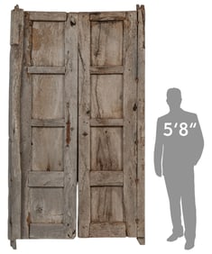 Pair of Rustic Architectural Doorway