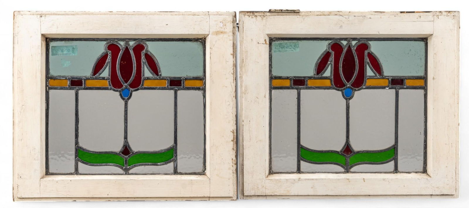 Pair of Stained Glass Panels (1 of 5)