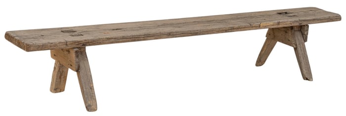 Rustic Wooden Bench
