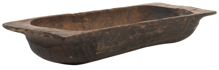 Large Wooden Dough Trough