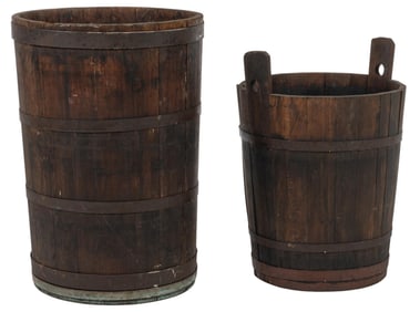 (2) Large Rain Barrels