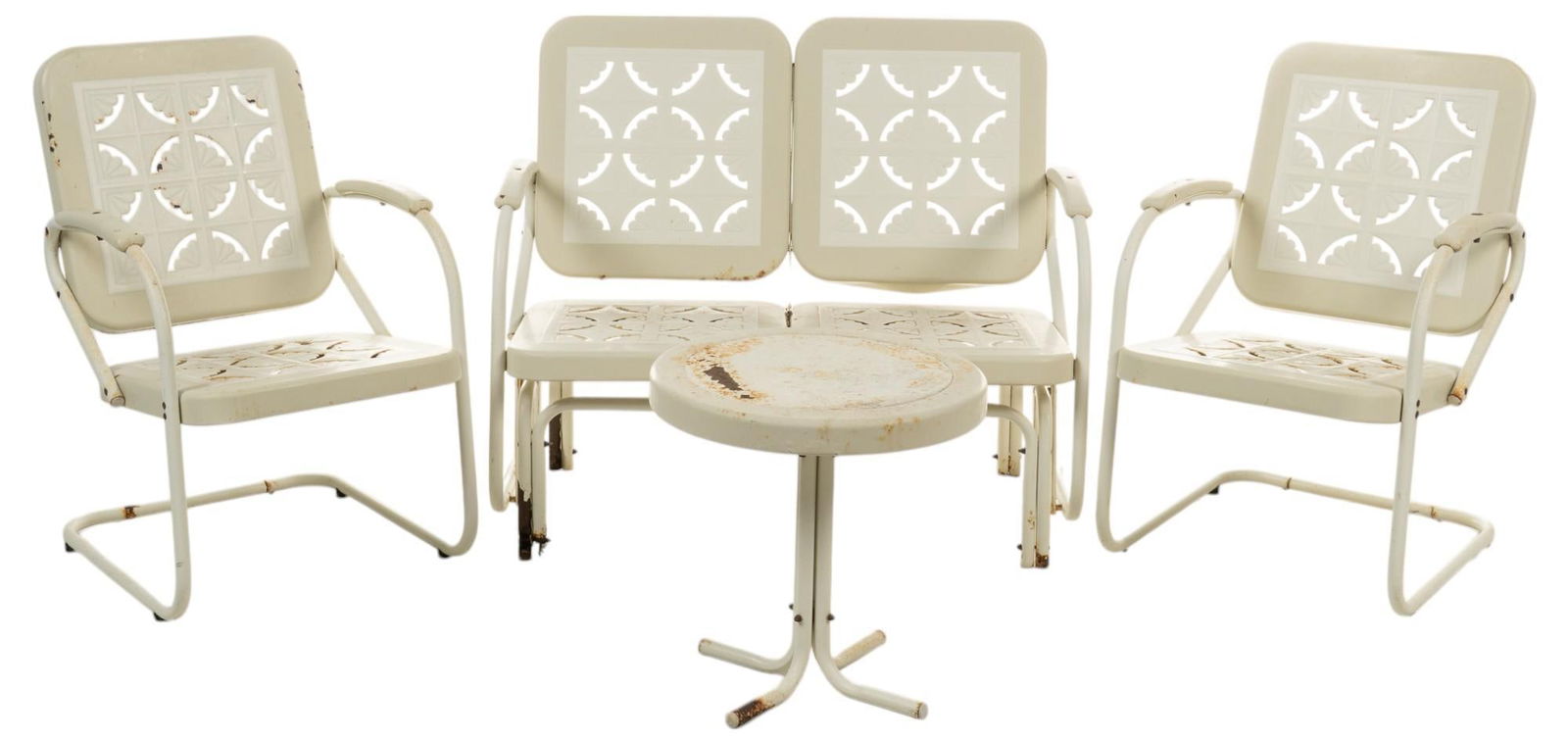 White Patio Set (1 of 16)