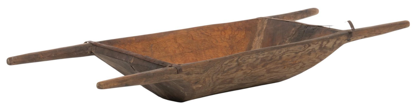 Wooden Dough Tray: Wooden dough tray with long handles height 8 in. x width 60 in. x depth 20 in.