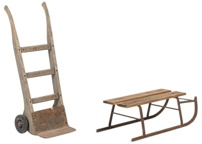 Farmhouse Dolly and Sled