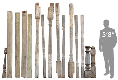 Collection of Wood Columns