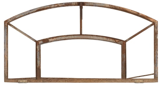 Rustic Iron Window Frame