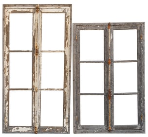 (2) Rustic Window Frames