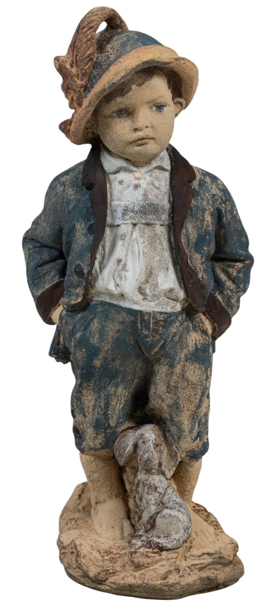 Painted Garden Statue (1 of 7)