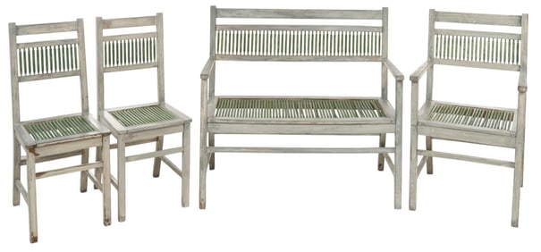 (4) Piece Rustic Patio Set