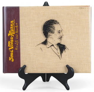 Jose Vives-Atsara: His Life and His Art: "Jose Vives-Atsara: His Life and His Art," signed and numbered ed. 620, by Nancy Glass West, Shoal Creek Publishers Inc. height 9.5 in. x width 12 in. x depth 1.5 in. Provenance: A San