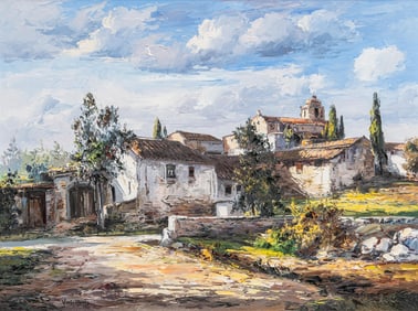 Jose Vives-Atsara, "The Village - Spain", 1966