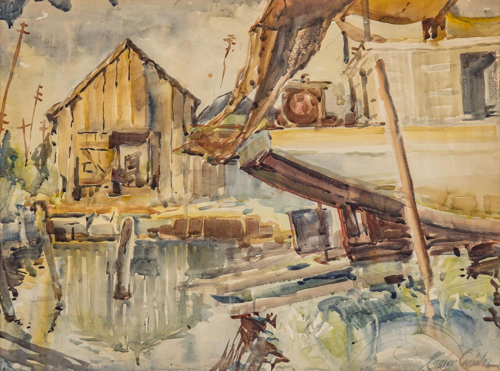 Xavier Gonzalez, Dockyards (1 of 4)