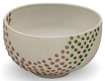Nancy Pawel, White Dotted Bowl