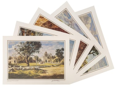 (3) Portfolios of Jose Vives-Atsara: the Missions Prints