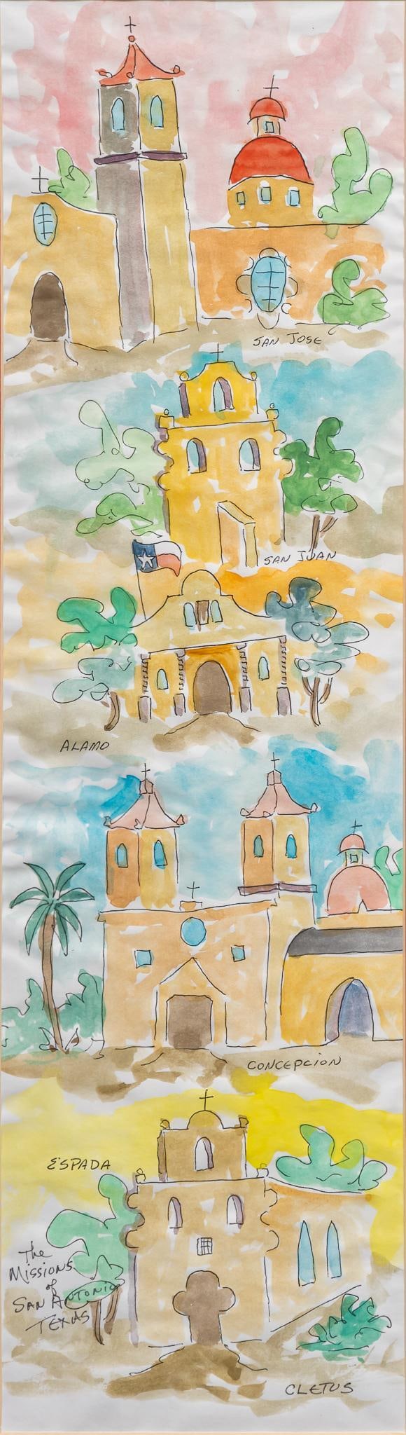 Brother Cletus Behlmann, San Antonio Missions (1 of 5)