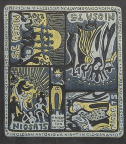 Richard Conn, NIOSA 1975 Woodcut