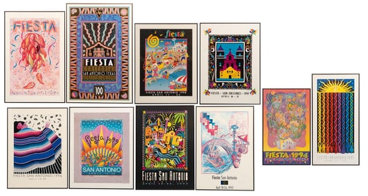 (10) Fiesta Posters: 1990-1999