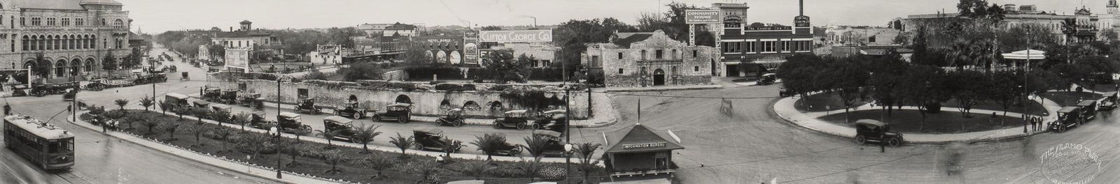 E.O. Goldbeck, Alamo Plaza Panorama, 1918 (1 of 7)