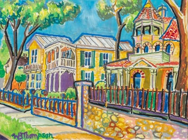 W.B. Thompson, "King William Street Scene"