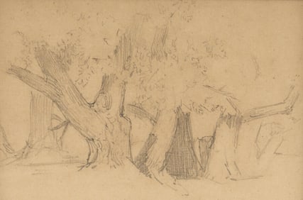 Robert Jenkins Onderdonk, "#2 Landscape with Trees, San Antonio"