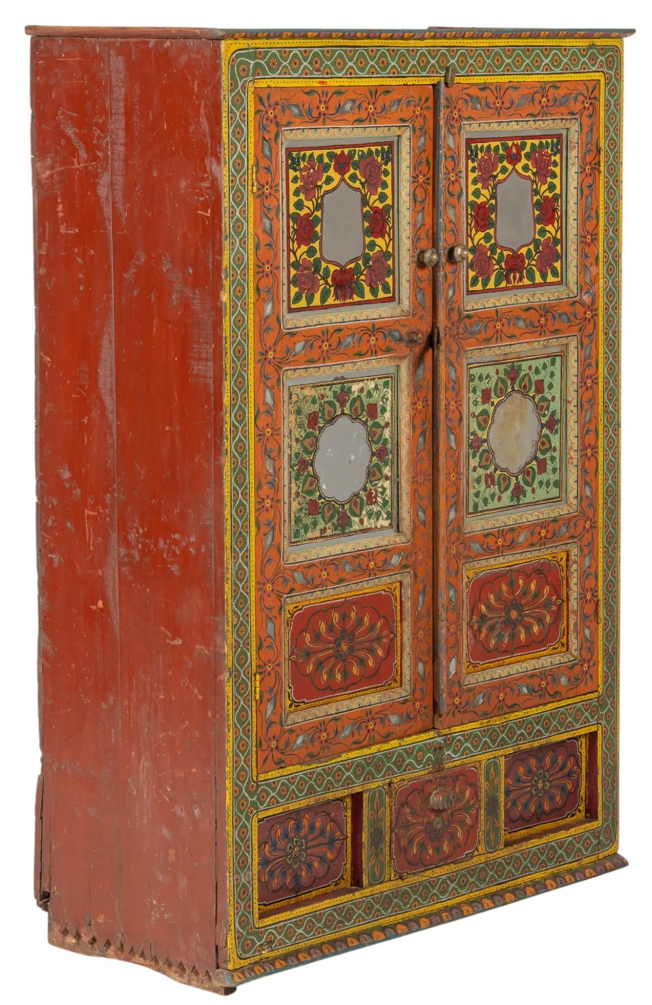 Painted Indian Cabinet (1 of 9)