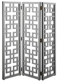 Crestview Collection's Hollywood Geometric Mirrored Room Divider
