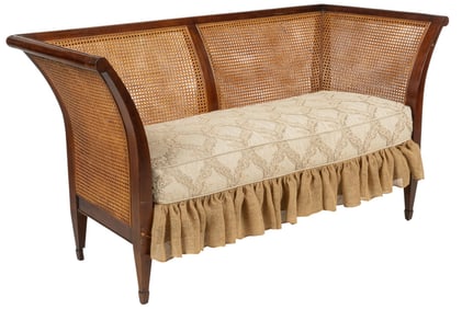 Milling Road (USA) Cane Settee