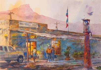 Finis Collins, "Lajitas Trading Post"