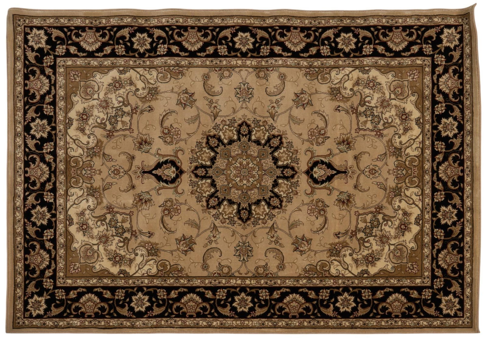 Kashan Area Rug, ‹7 ft. 7 in. x 5 ft. 2 in.: Kashan area rug 7 ft. 7 in. x 5 ft. 2 in. Provenance: Property from the collection of a Houston, Texas gentleman