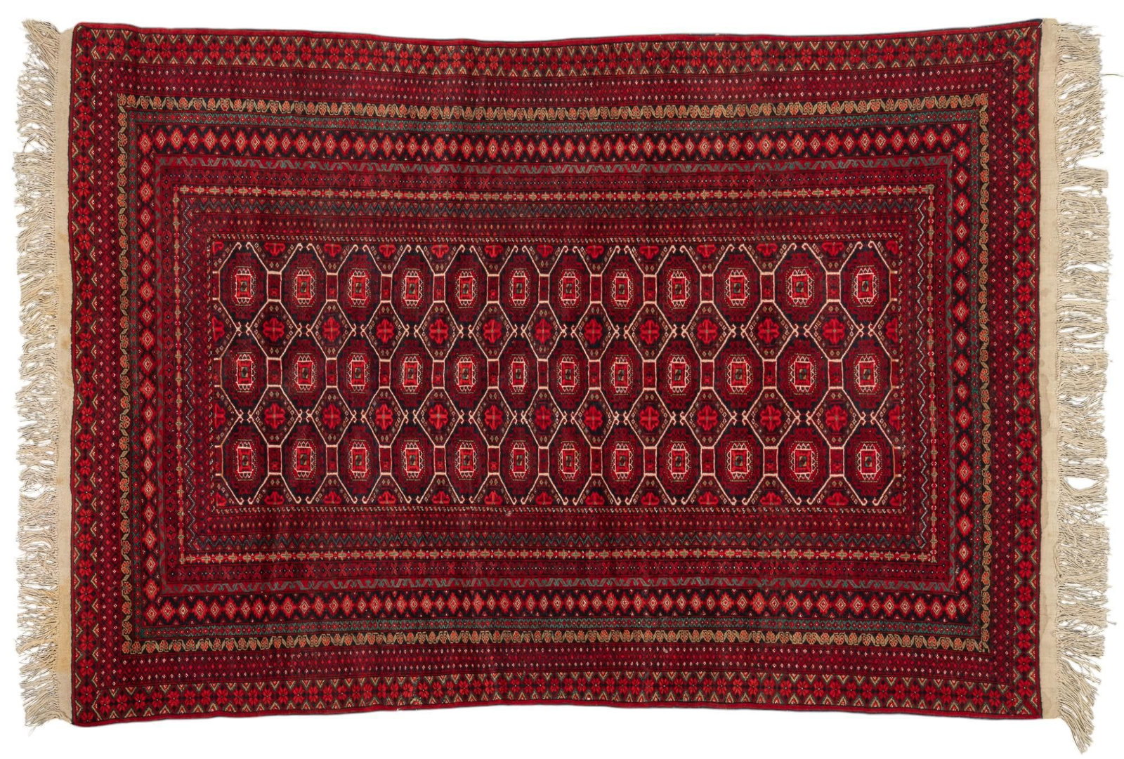 Turkman Area Rug, ‹7 ft. 2 in. x 4 ft. 5 in.: Turkman area rug 7 ft. 2 in. x 4 ft. 5 in. Provenance: Property from the collection of a Houston, Texas gentleman