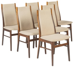 Set of (6) Farstrup (DNK) Mid-Century Dining Chairs