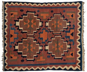 Handmade Kilim Rug, 8 ft. 2 in. x 7 ft. 1 in.