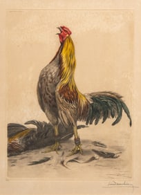 Leon Danchin, Cockfight Scene