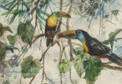 Eileen Monaghan Whitaker, Toucan Watercolor