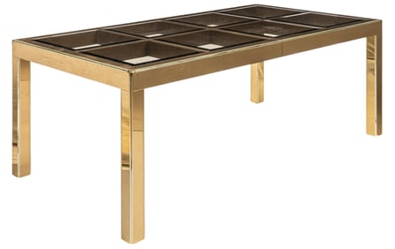 Mastercraft Extending Brass Dining Table