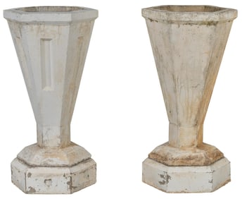 Pair of Gothic Style Planters