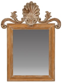 Wooden Shell Mirror