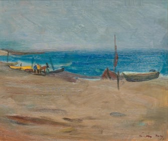 Attributed to Joszef Egry, "Shoreline"