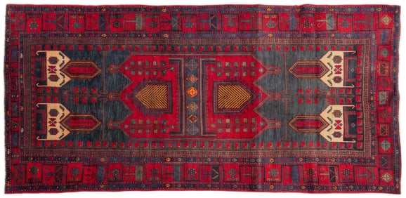 Handwoven Iranian Rug Runner, ‹10 ft. 6 in. x 5 ft.