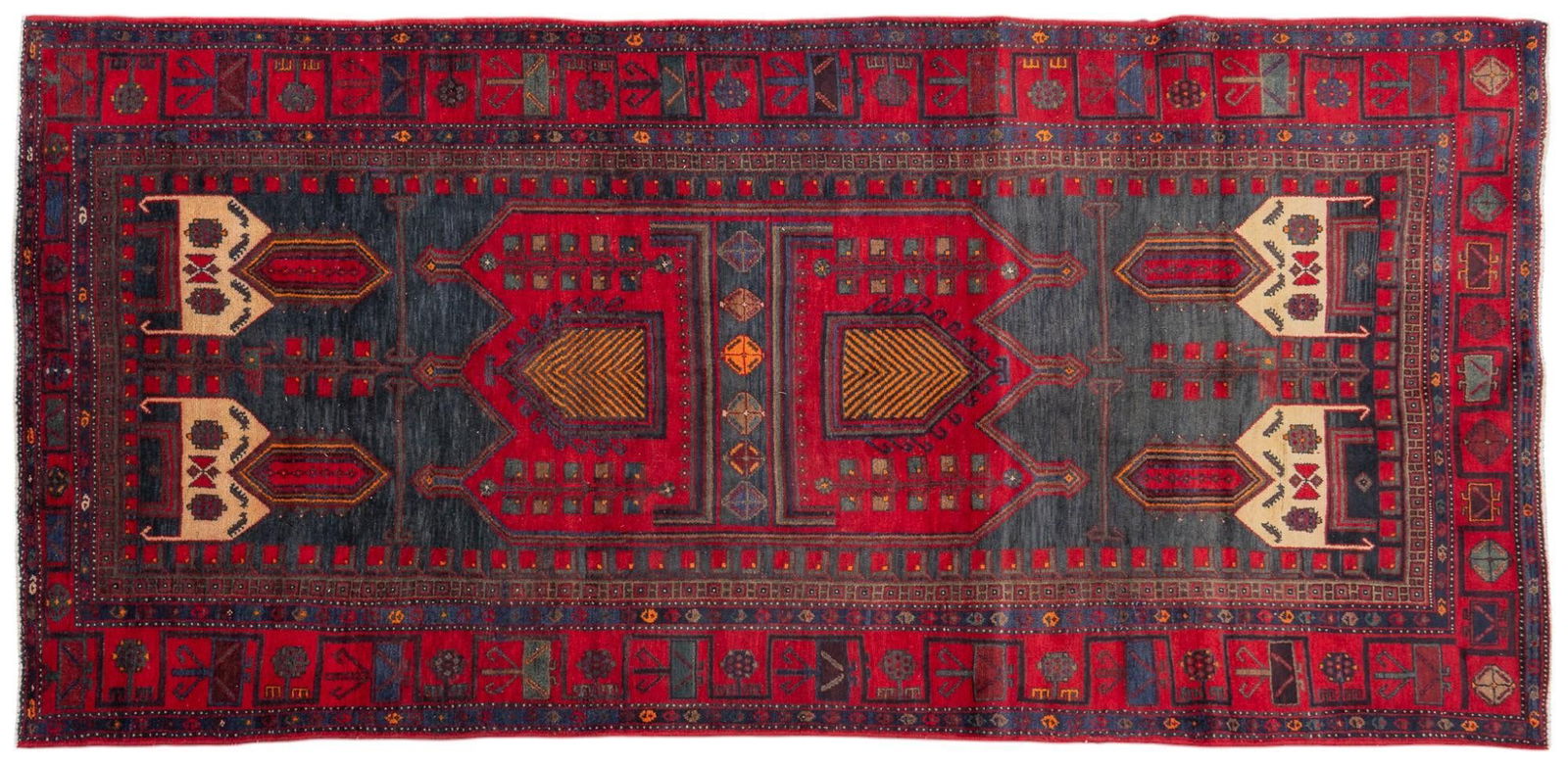 Handwoven Iranian Rug Runner, ‹10 ft. 6 in. x 5 ft. (1 of 6)