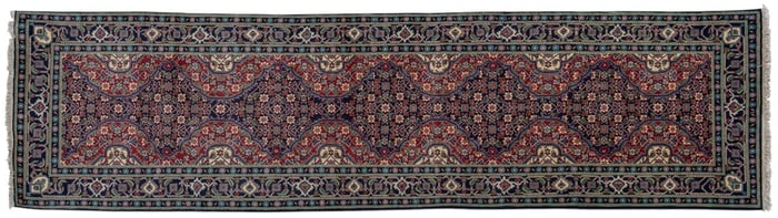 Handwoven Rug Runner, 9 ft. 11 in. x 2 ft. 8 in.