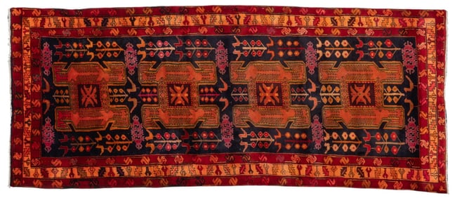Handwoven Iranian Rug Runner, 9 ft. 7 in. x 4 ft.